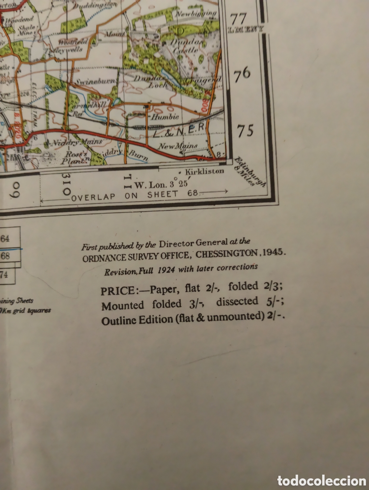 Mapas contempor&aacute;neos: Mapa de striling y dunfermline scocia - Foto 5