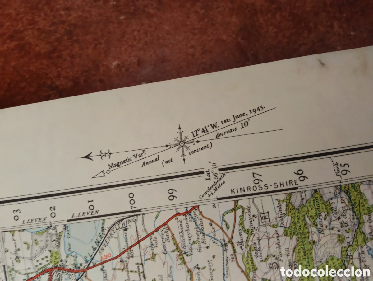 Mapas contempor&aacute;neos: Mapa de striling y dunfermline scocia - Foto 6