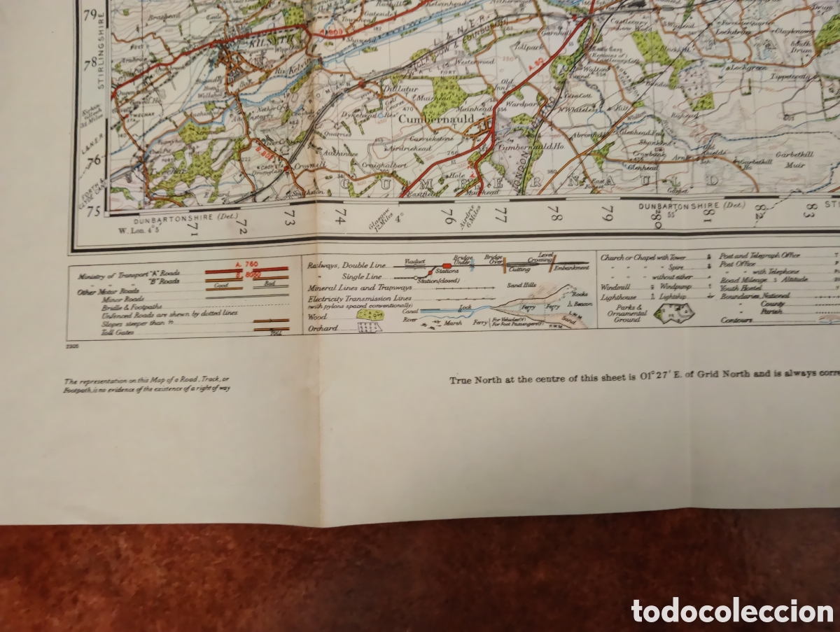 Mapas contempor&aacute;neos: Mapa de striling y dunfermline scocia - Foto 16