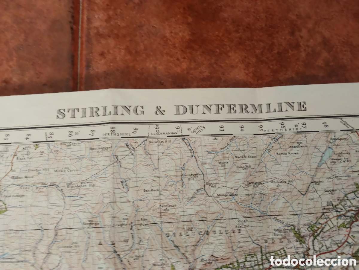 Mapas contempor&aacute;neos: Mapa de striling y dunfermline scocia - Foto 17