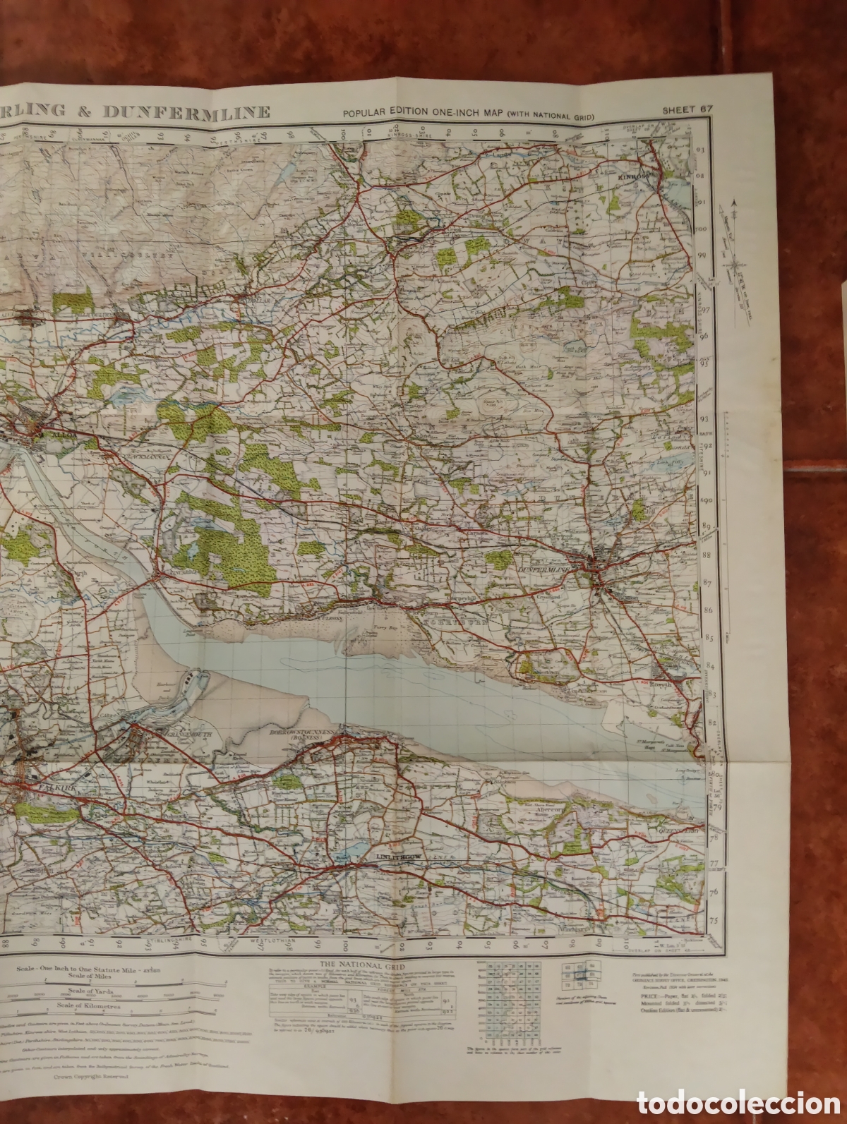 Mapas contempor&aacute;neos: Mapa de striling y dunfermline scocia - Foto 19