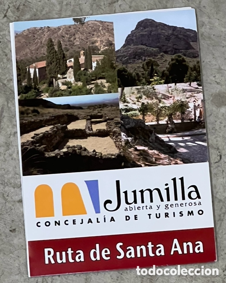 Mapas contempor&aacute;neos: Mapa. Jumilla abierta y generosa. Ruta de Santa Ana. Ayuntamiento de Jumilla. Murcia. 2005.