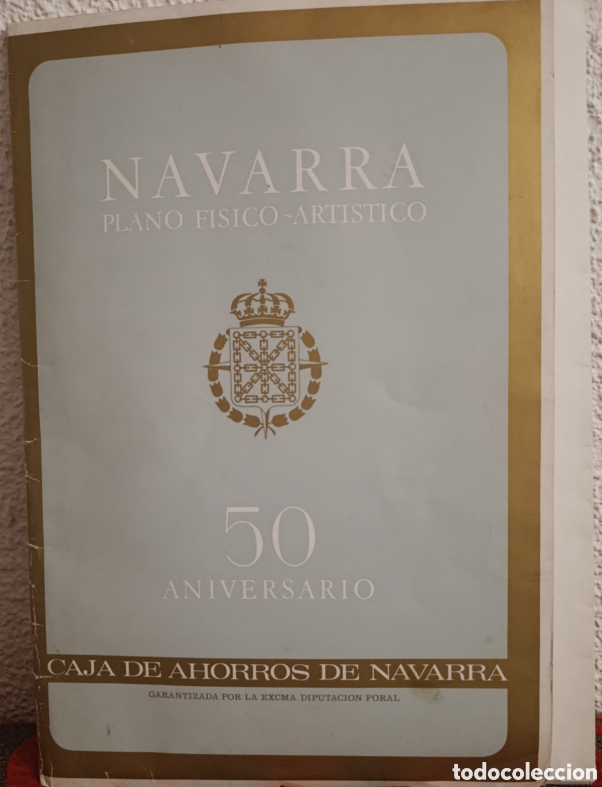 Mapas contempor&aacute;neos: Plano F&iacute;sico-Art&iacute;stico de Navarra - 50 Aniversario Caja de Ahorros de Navarra