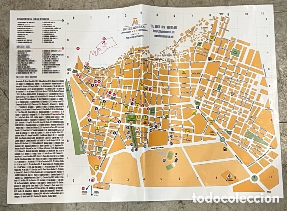 Mapas contempor&aacute;neos: Mapa. Jumilla. Murcia. Hotel Monreal. - Foto 2