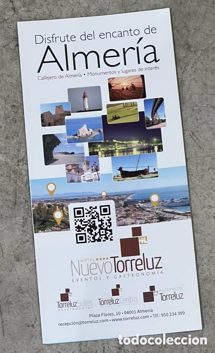 Mapas contempor&aacute;neos: Mapa. Disfrute el encanto de Almer&iacute;a. Nuevo Torreluz.