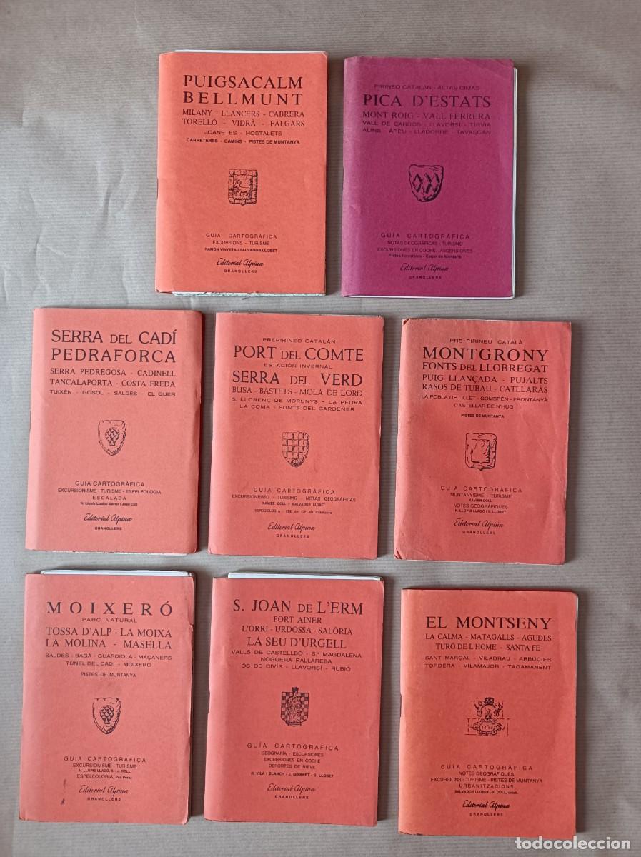 Mapas contempor&aacute;neos: 8 GU&Iacute;AS CARTOGR&Aacute;FICAS EDITORIAL ALPINA GRANOLLERS A&Ntilde;OS 1987 1988 1989 1990