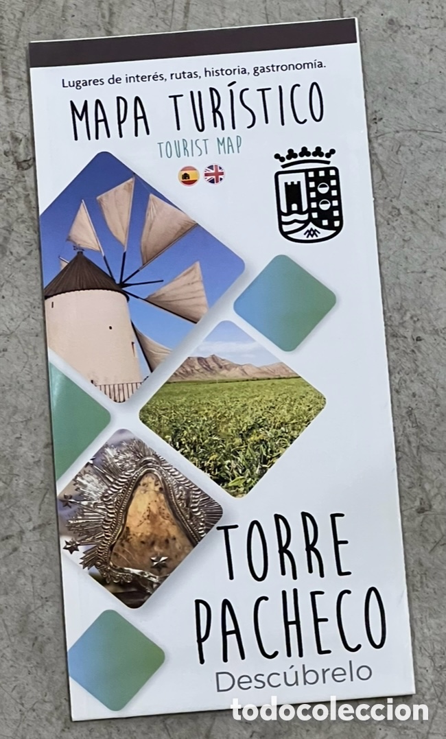 Mapas contempor&aacute;neos: Mapa. Mapa Tur&iacute;stico. Torre Pacheco. Murcia.