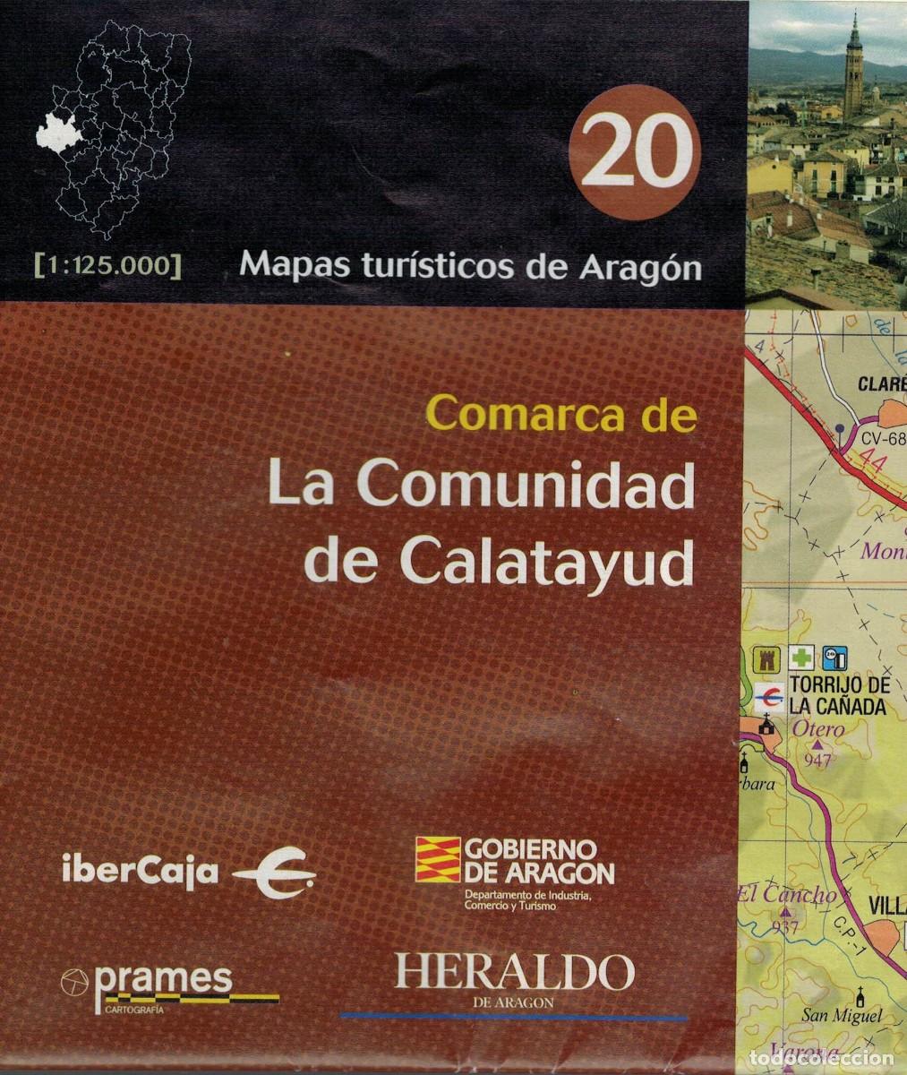 Mapas contempor&aacute;neos: Comarca de La Comunidad de Calatayud. Escala 1:125.000 / Mapas tur&iacute;sticos de Arag&oacute;n 20