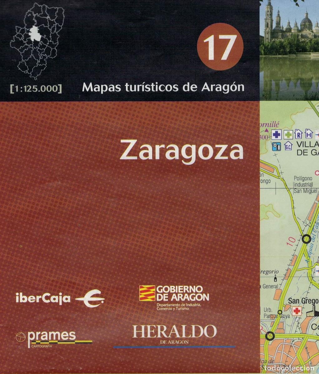 Mapas contempor&aacute;neos: Zaragoza. Escala 1:125.000 / Mapas tur&iacute;sticos de Arag&oacute;n 17