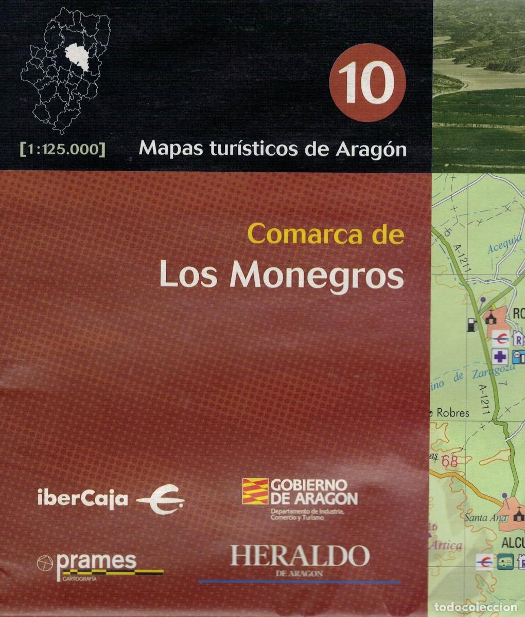 Mapas contempor&aacute;neos: Comarca de Los Monegros. Escala 1:125.000 / Mapas tur&iacute;sticos de Arag&oacute;n 10
