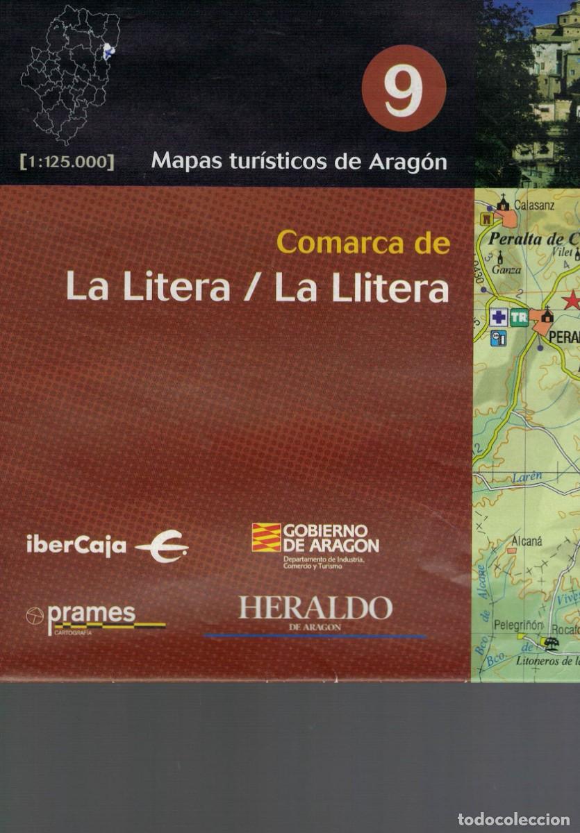 Mapas contempor&aacute;neos: Comarca de La Litera La Llitera. Escala 1:125.000 / Mapas tur&iacute;sticos de Arag&oacute;n 9