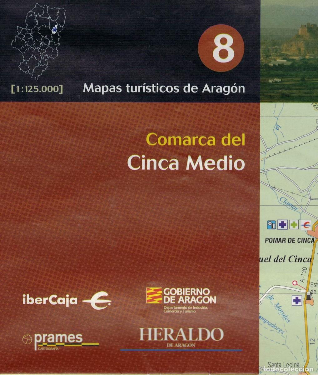 Mapas contempor&aacute;neos: Comarca del Cinca Medio. Escala 1:125.000 / Mapas tur&iacute;sticos de Arag&oacute;n 8