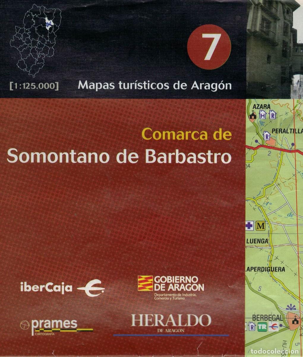 Mapas contempor&aacute;neos: Comarca de Somontano de Barbastro. Escala 1:125.000 / Mapas tur&iacute;sticos de Arag&oacute;n 7