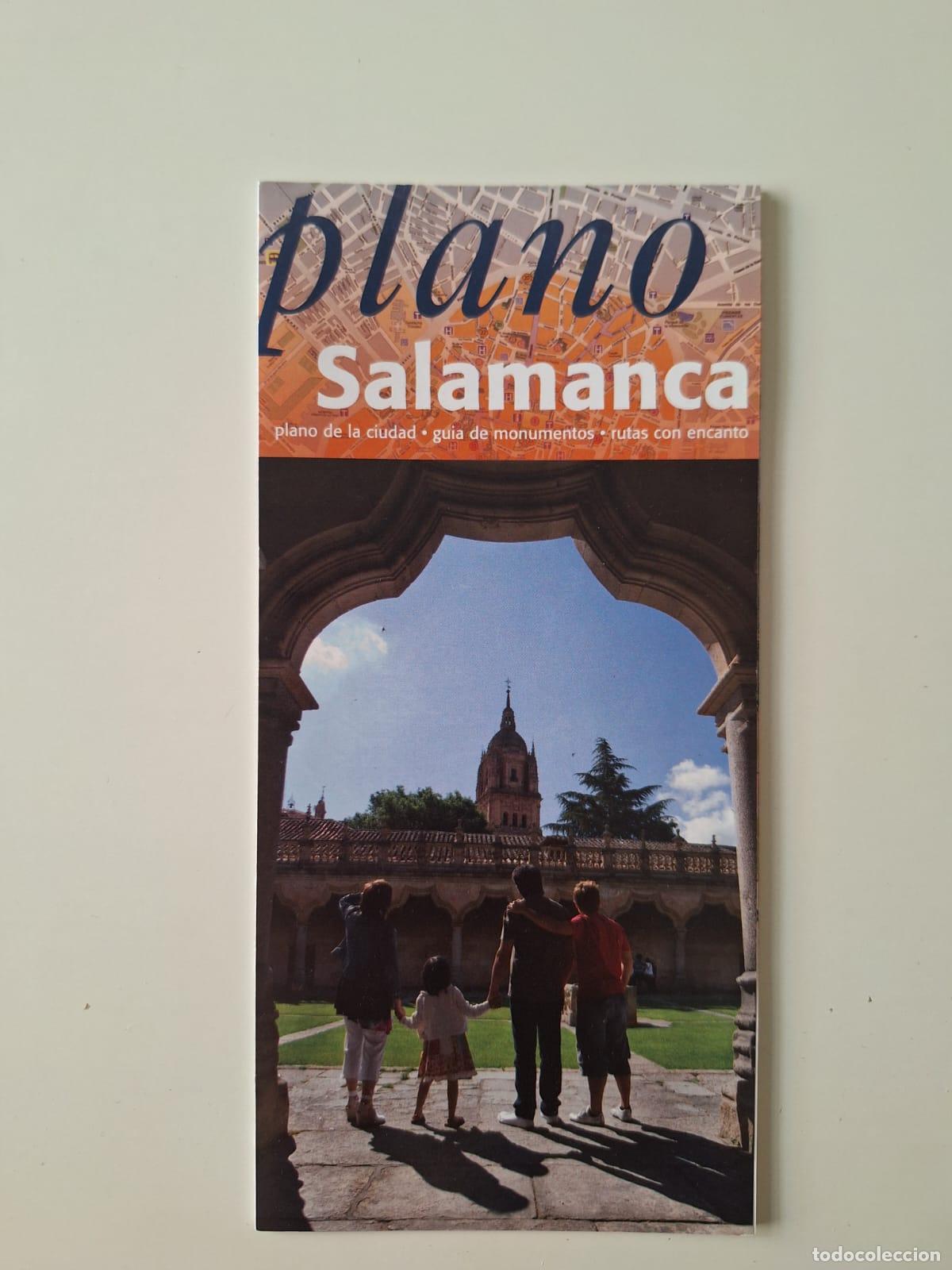 Mapas contempor&aacute;neos: Plano tur&iacute;stico de la ciudad de Salamanca Castilla y Le&oacute;n Cultura Turismo Mapas