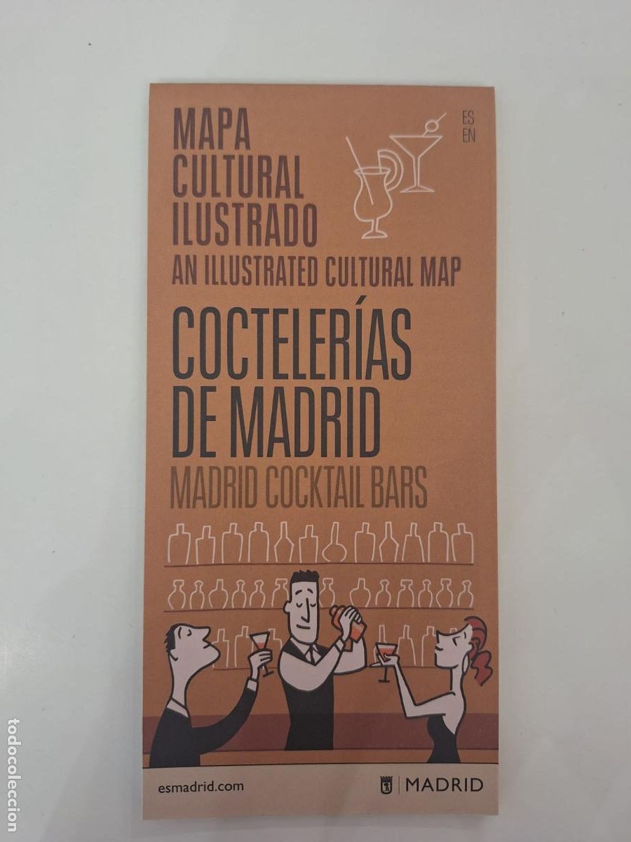 Mappe contemporanee: Mapa cultural ilustrado Cocteler&iacute;as de Madrid Diego Cabrera Text Miguel &Aacute;. Palomo Ilust Jorge Arranz