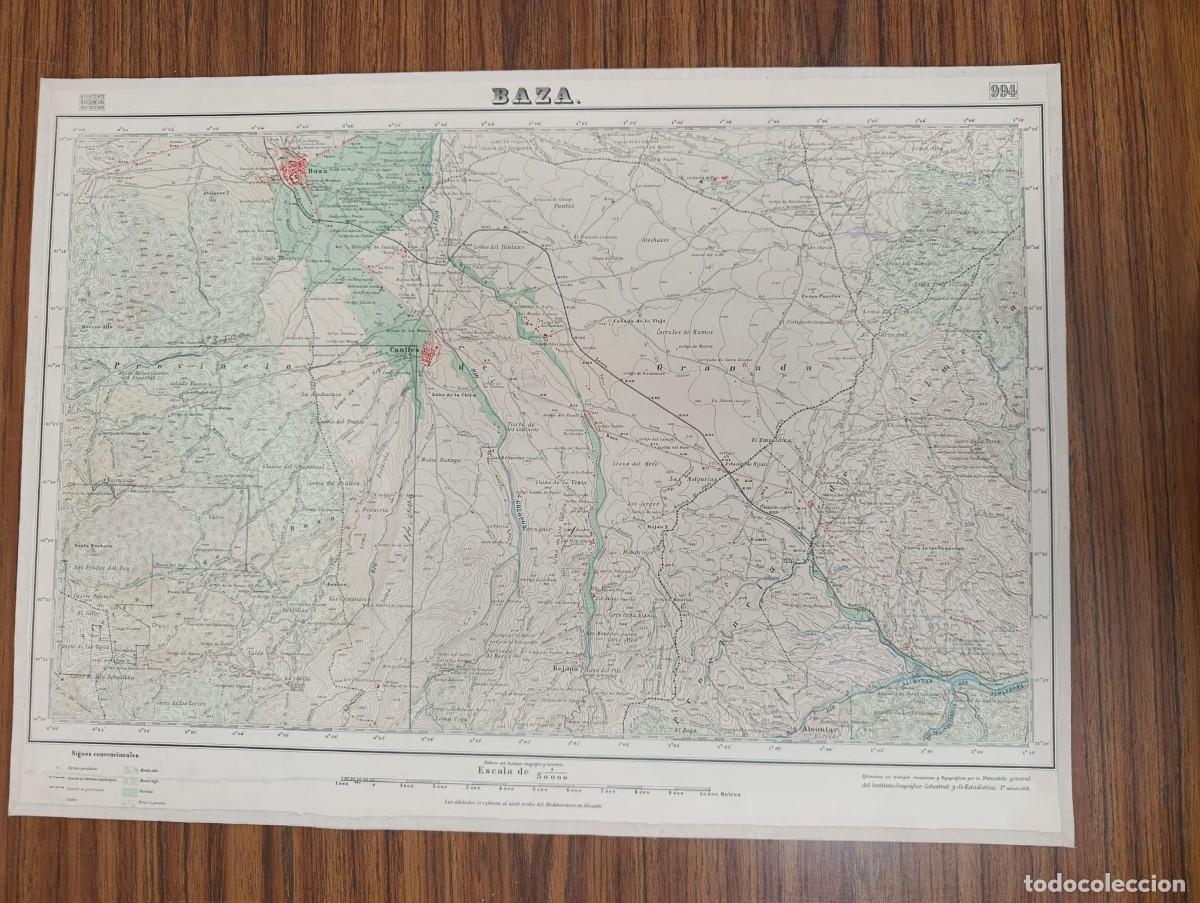 Mapas contempor&aacute;neos: Mapa 1:50000 montado en tela 1&ordf; Edici&oacute;n 1931
