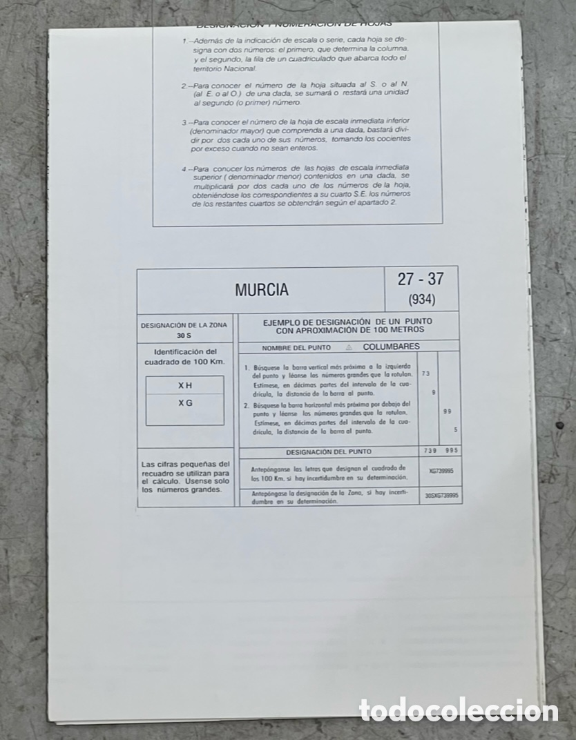 Mapas contempor&aacute;neos: Mapa. Murcia. Servicio Cartogr&aacute;fico del Ej&eacute;rcito. 1996. - Foto 2