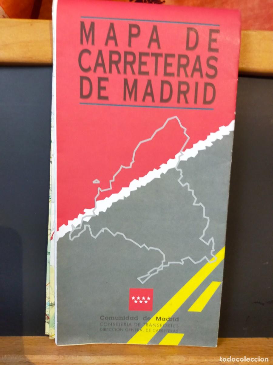 Mapas contempor&aacute;neos: MADRID. MAPA DE CARRETERAS DE MADRID. 1995. COMUNIDAD DE MADRID, CONSEJER&Iacute;A DE TRANSPORTES.