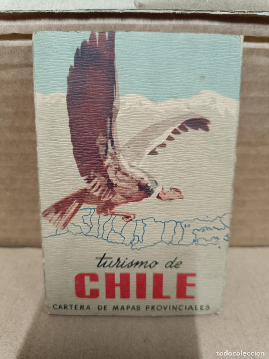 Mapas contempor&aacute;neos: ANTIGUO LIBRITO MAPA DE CHILE DESPLEGABLE A&Ntilde;OS 40, FOLLETO TURISTICO VI&Ntilde;A MAR, MAPAS PROVINCIAS P22