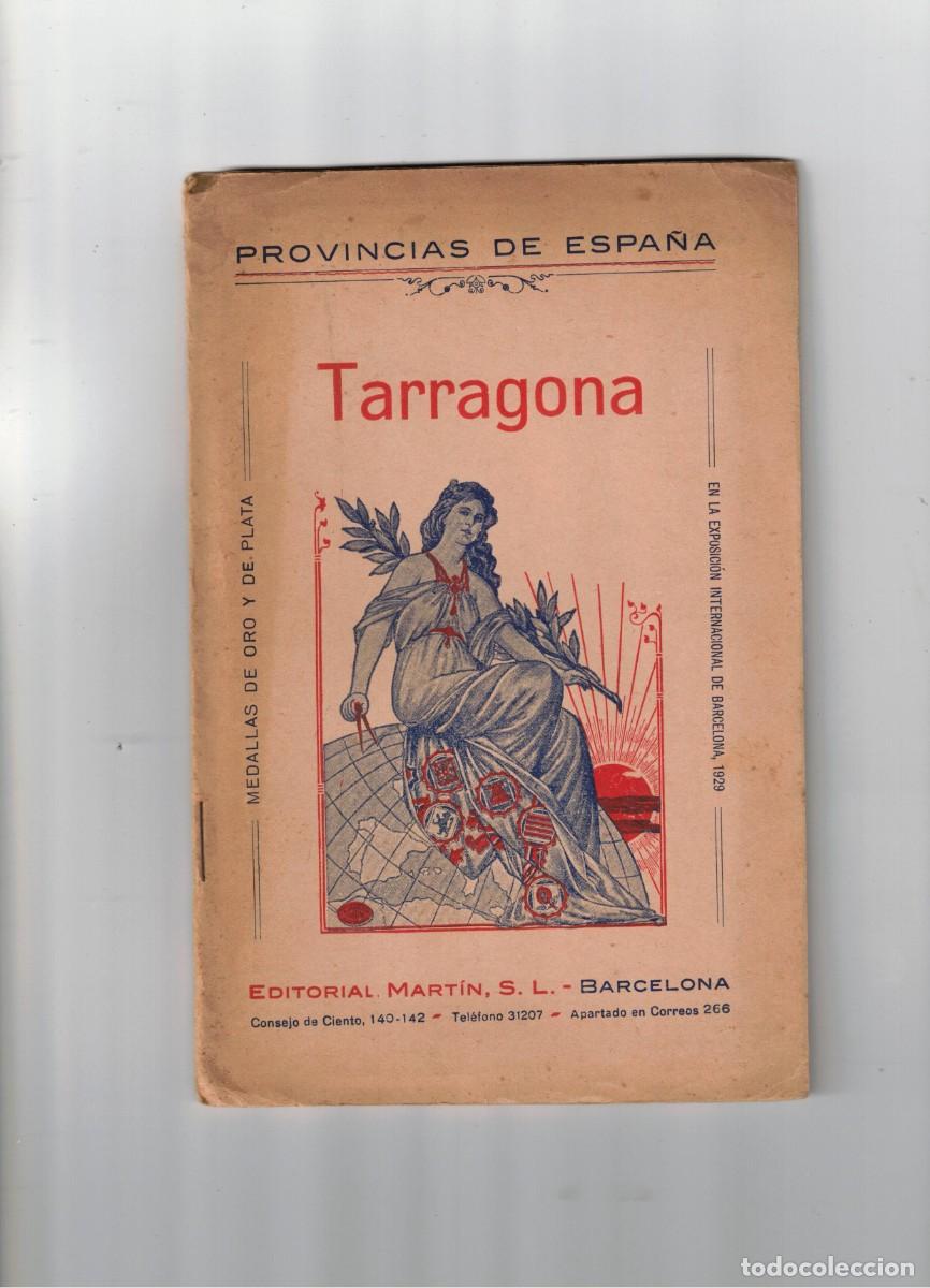 Mapas contempor&aacute;neos: PROVINCIAS DE ESPA&Ntilde;A. TARRAGONA. MAPA EN TELA