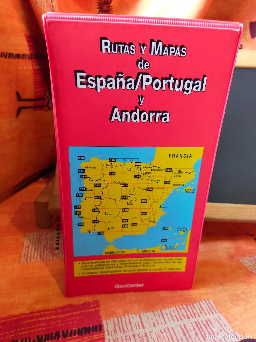 Mapas contempor&aacute;neos: RUTAS Y MAPAS DE ESPA&Ntilde;A Y PORTUGAL. FALTAN 4 MAPAS. EN SU ESTUCHE P&Aacute;STICO ORIGINAL. LEER DESCRIPCI&Oacute;N