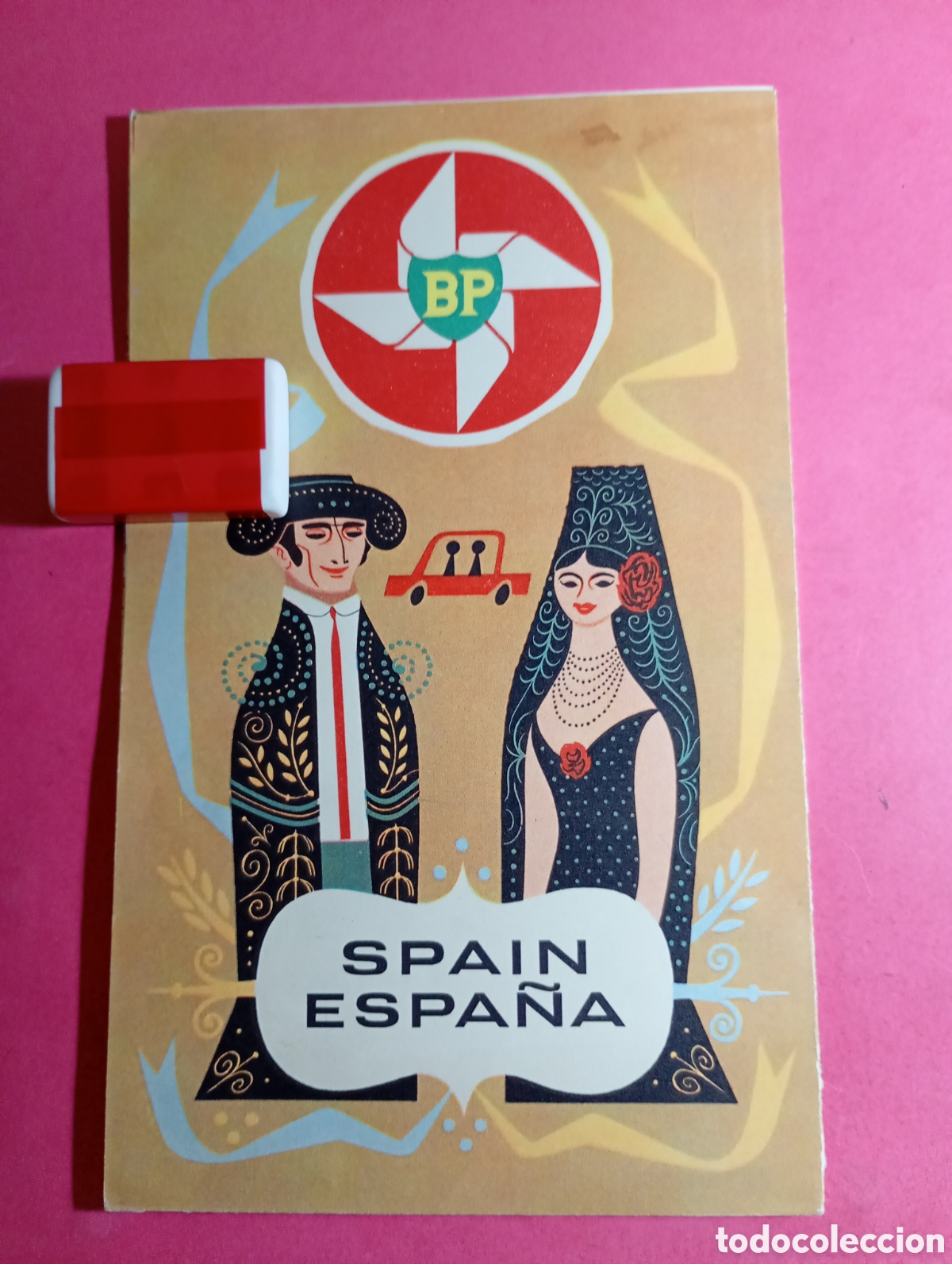 Mapas contempor&aacute;neos: BRITISH PETROLEUM TOURING SERVICE MAPA ESPA&Ntilde;A 1:2,500,000 SIN CANARIAS NI MELILLA BP TRADING LIMITED