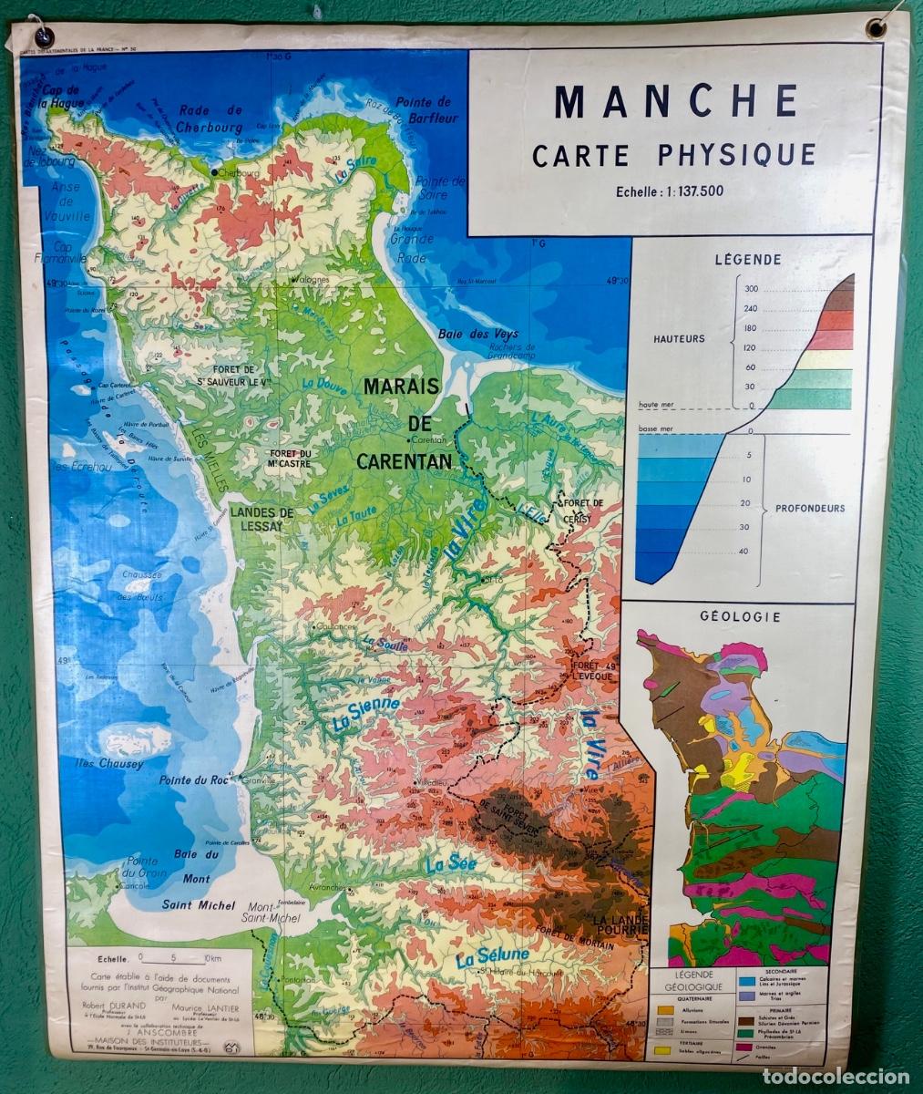 Mapas contempor&aacute;neos: Mapa de Francia n&ordm;50 doble cara