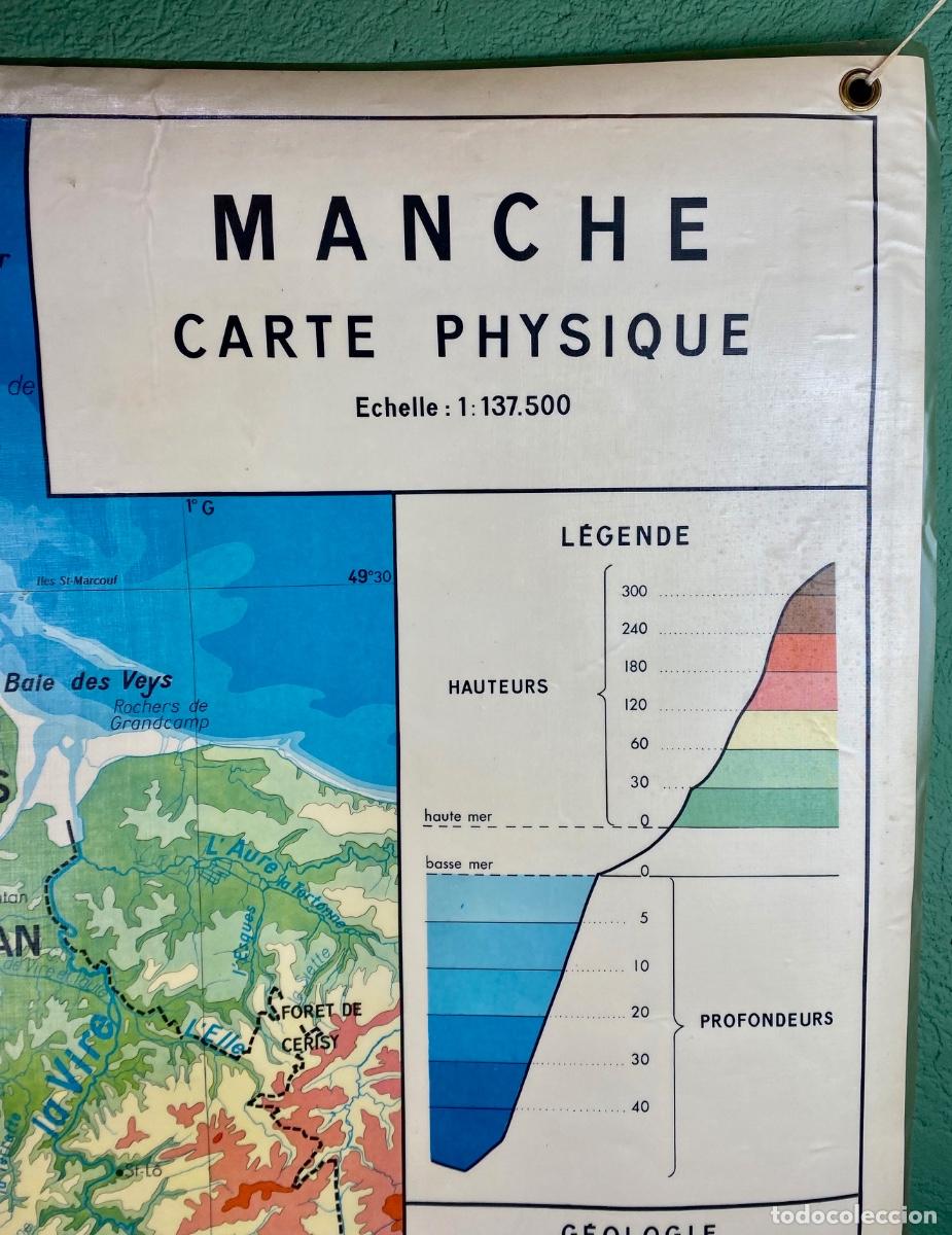 Mapas contempor&aacute;neos: Mapa de Francia n&ordm;50 doble cara - Foto 4