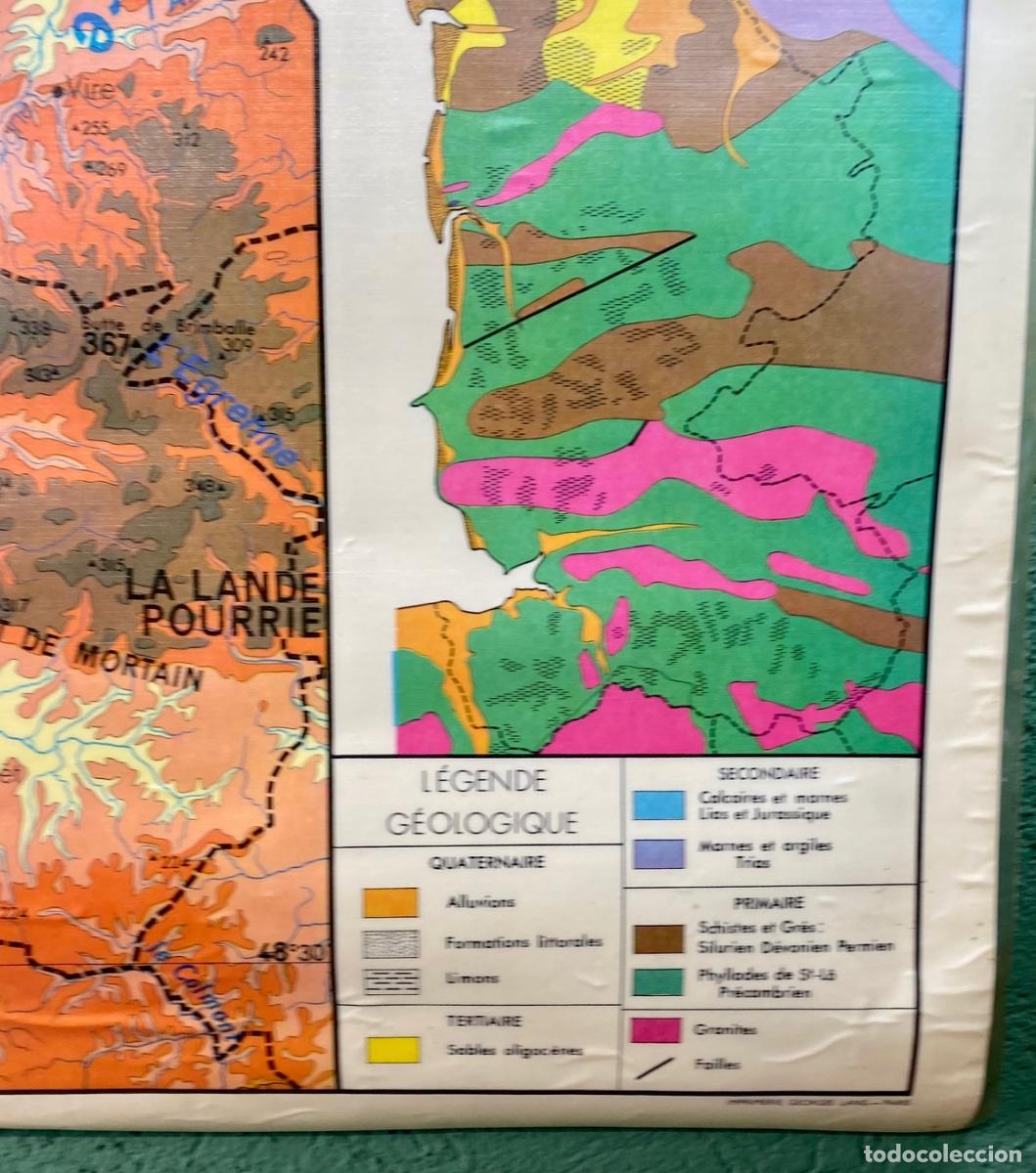 Mapas contempor&aacute;neos: Mapa de Francia n&ordm;50 doble cara - Foto 5
