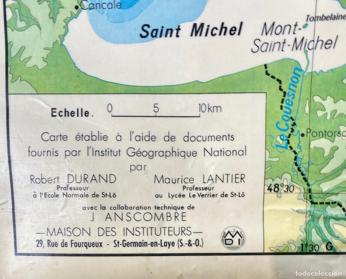 Mapas contempor&aacute;neos: Mapa de Francia n&ordm;50 doble cara - Foto 7