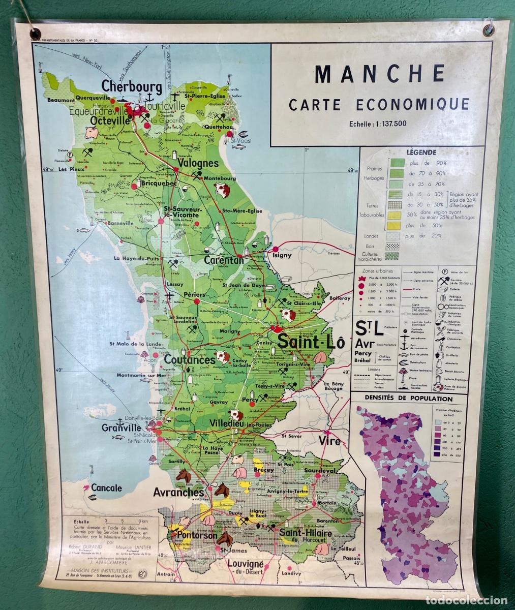Mapas contempor&aacute;neos: Mapa de Francia n&ordm;50 doble cara - Foto 8