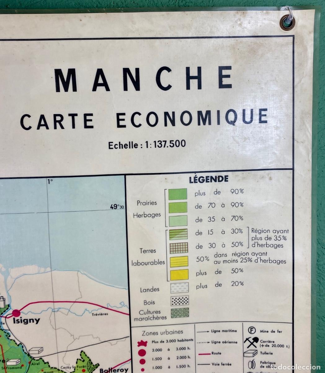 Mapas contempor&aacute;neos: Mapa de Francia n&ordm;50 doble cara - Foto 11