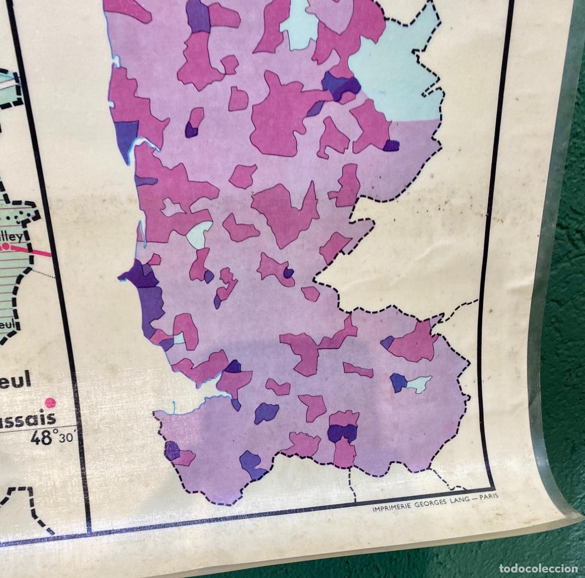 Mapas contempor&aacute;neos: Mapa de Francia n&ordm;50 doble cara - Foto 15