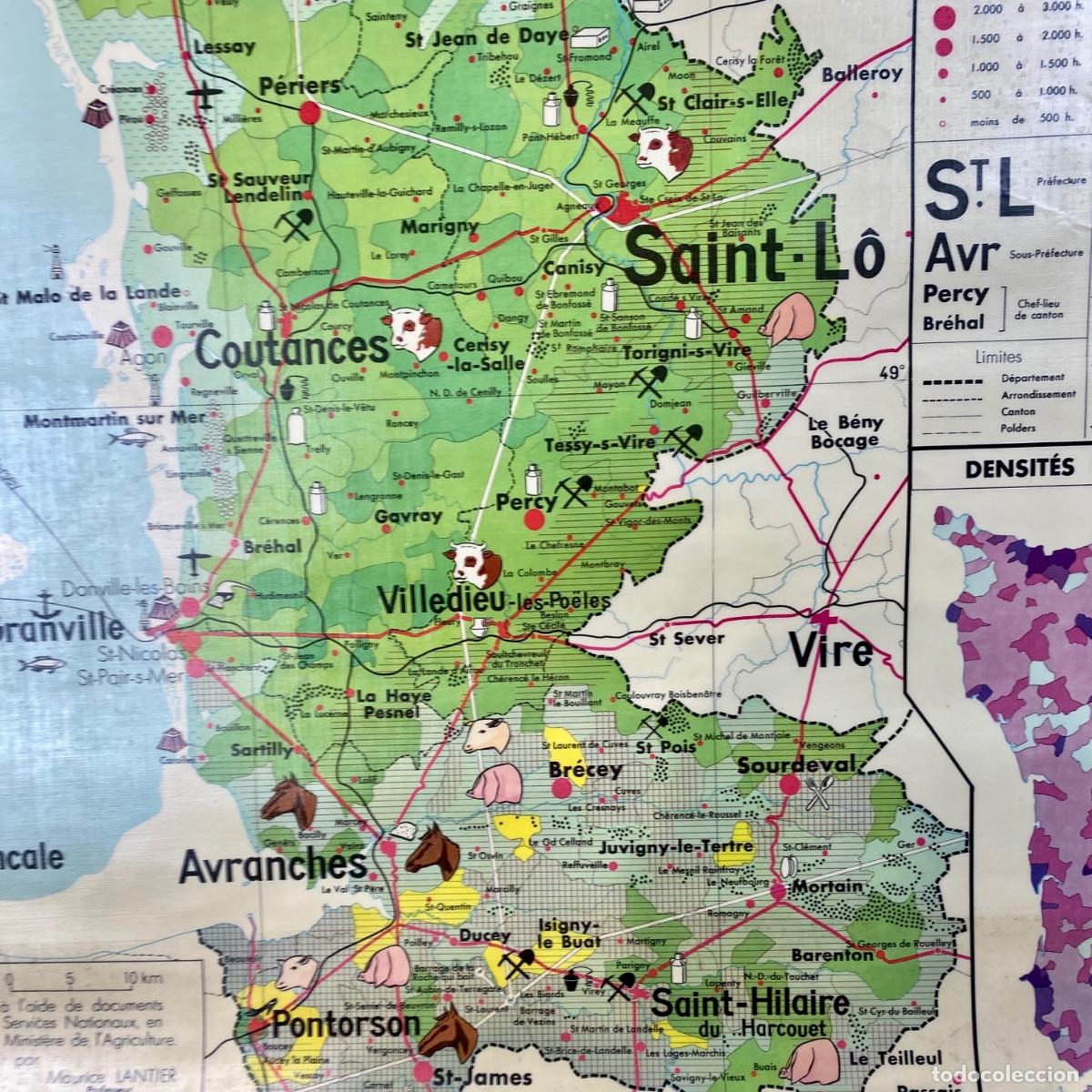 Mapas contempor&aacute;neos: Mapa de Francia n&ordm;50 doble cara - Foto 16
