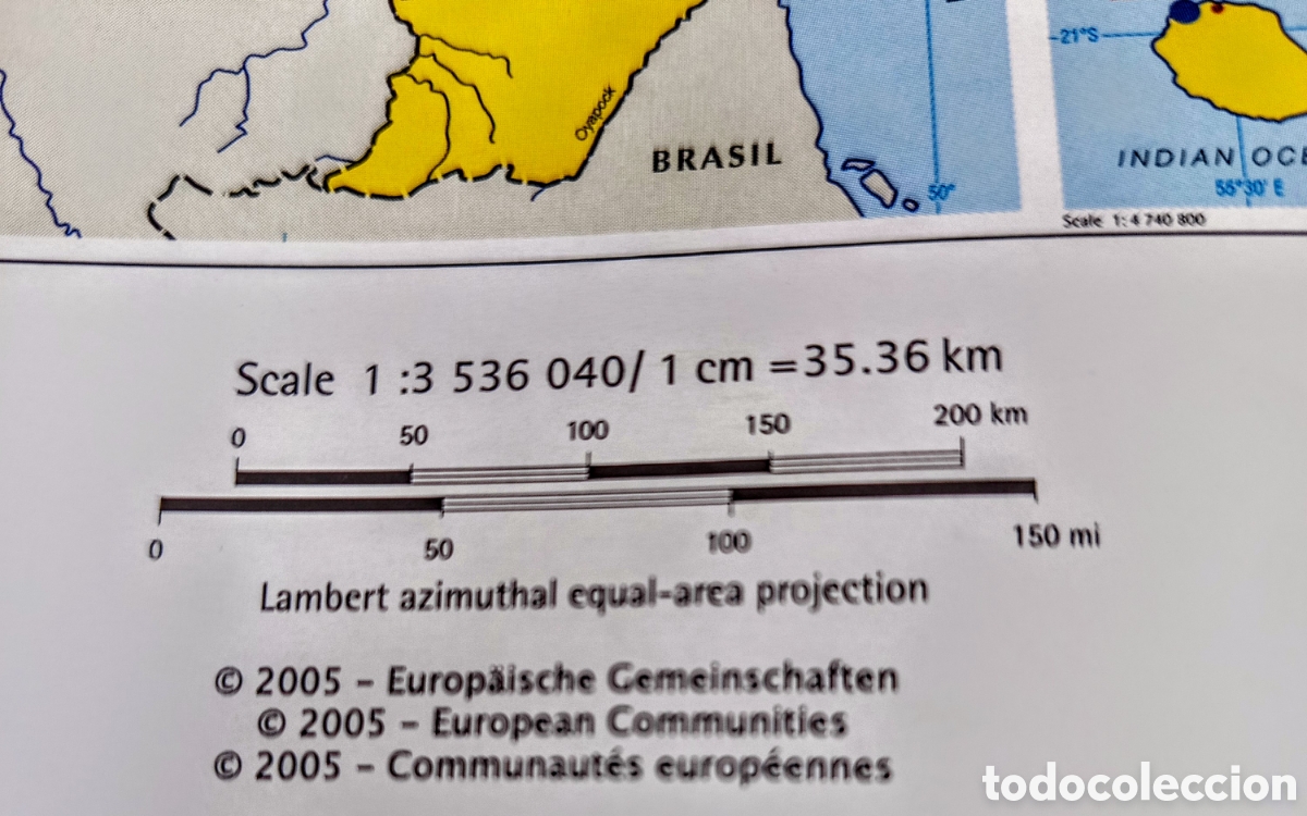 Mapas contempor&aacute;neos: Mapa Eures escala 1:3 536 040 - Foto 2