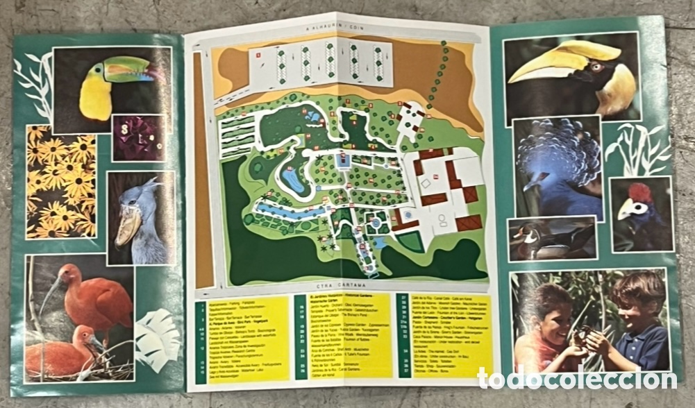 Mapas contempor&aacute;neos: Mapa. El Retiro. Parque de Aves. M&aacute;laga. - Foto 3