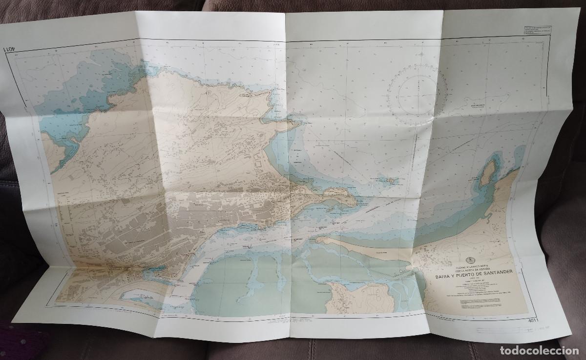 Mapas contempor&aacute;neos: CARTA N&Aacute;UTICA OFICIAL BAH&Iacute;A Y PUERTO DE SANTANDER, Corregida a mayo de 1997, Env&iacute;o gratis