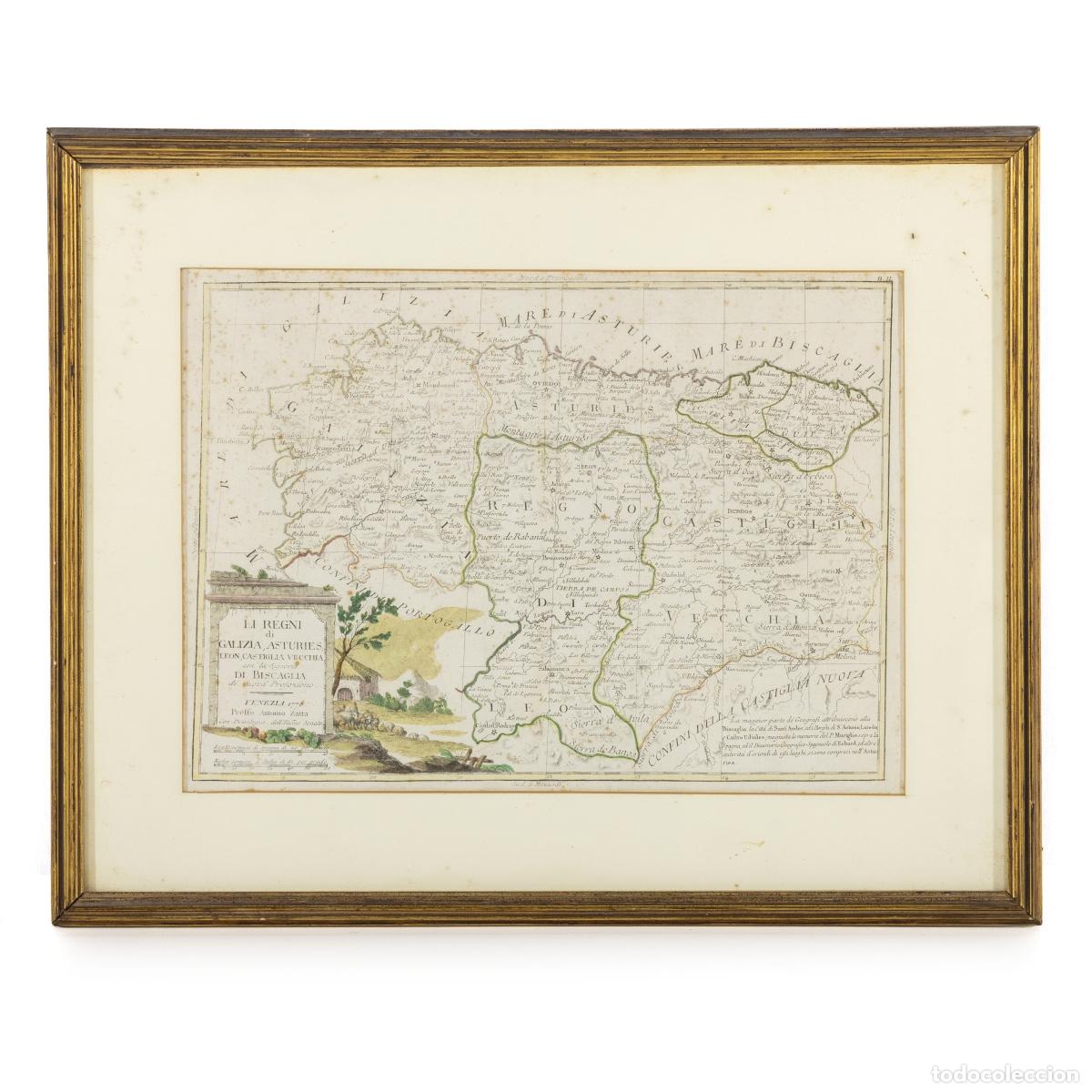 Contemporary maps: Mapa - Li regni di Galizia; Asturias y Le&oacute;n