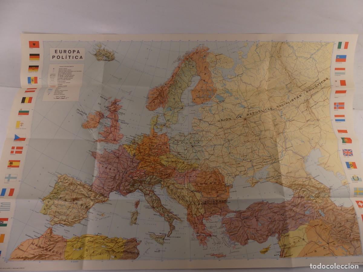 Mappe contemporanee: MAPA PLEGABLE DE EUROPA POLITICA