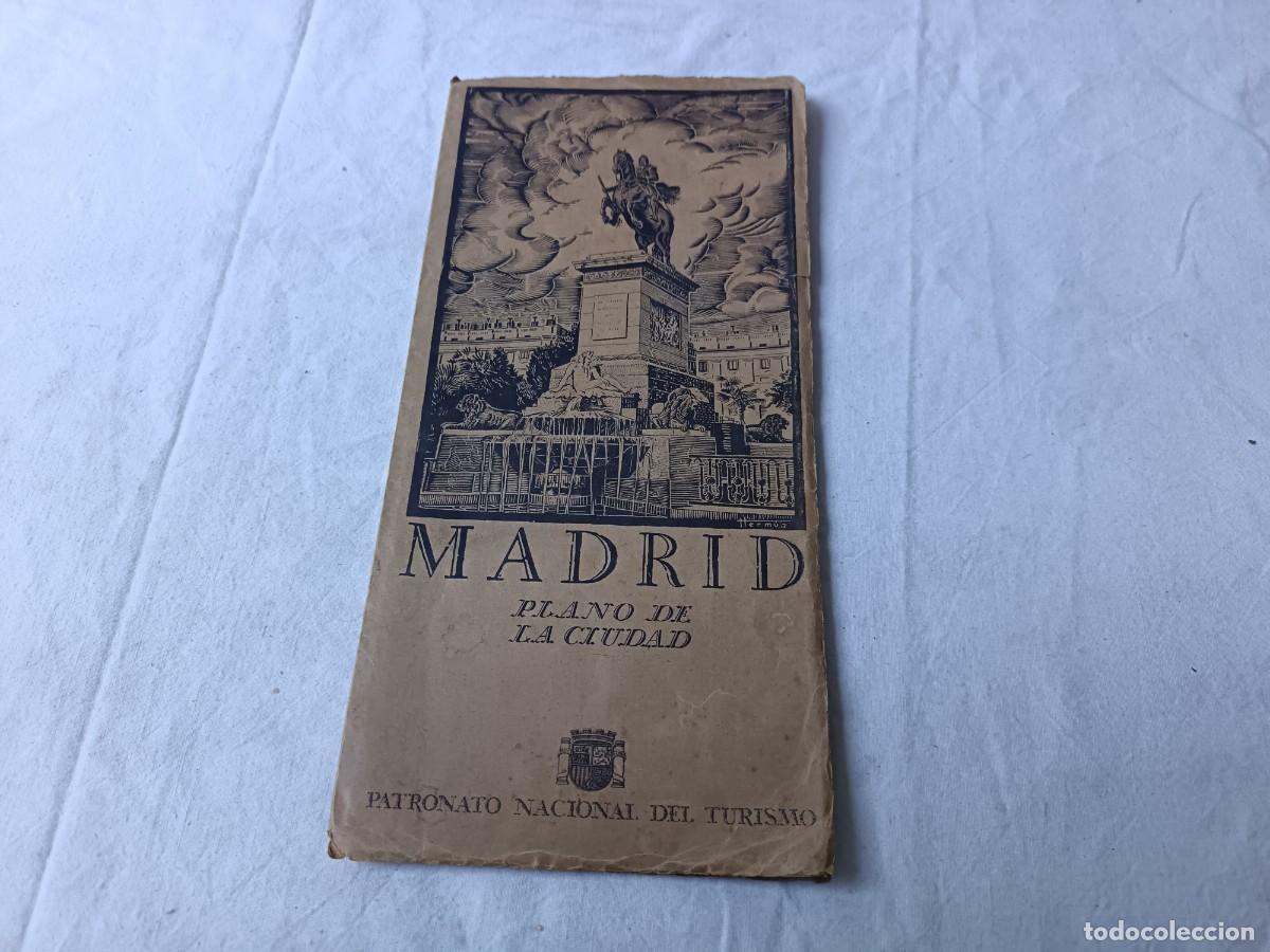 Mappe contemporanee: 1930&acute;s, Antiguo Mapa, Madrid, Plano de la Ciudad, Patronato Nacional de Turismo