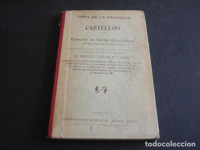 Mapas contempor&aacute;neos: CASTELLON PLANO ENTELADO COL. PROVINCIAS DE ESPA&Ntilde;A ALBERTO MARTIN BARCELONA