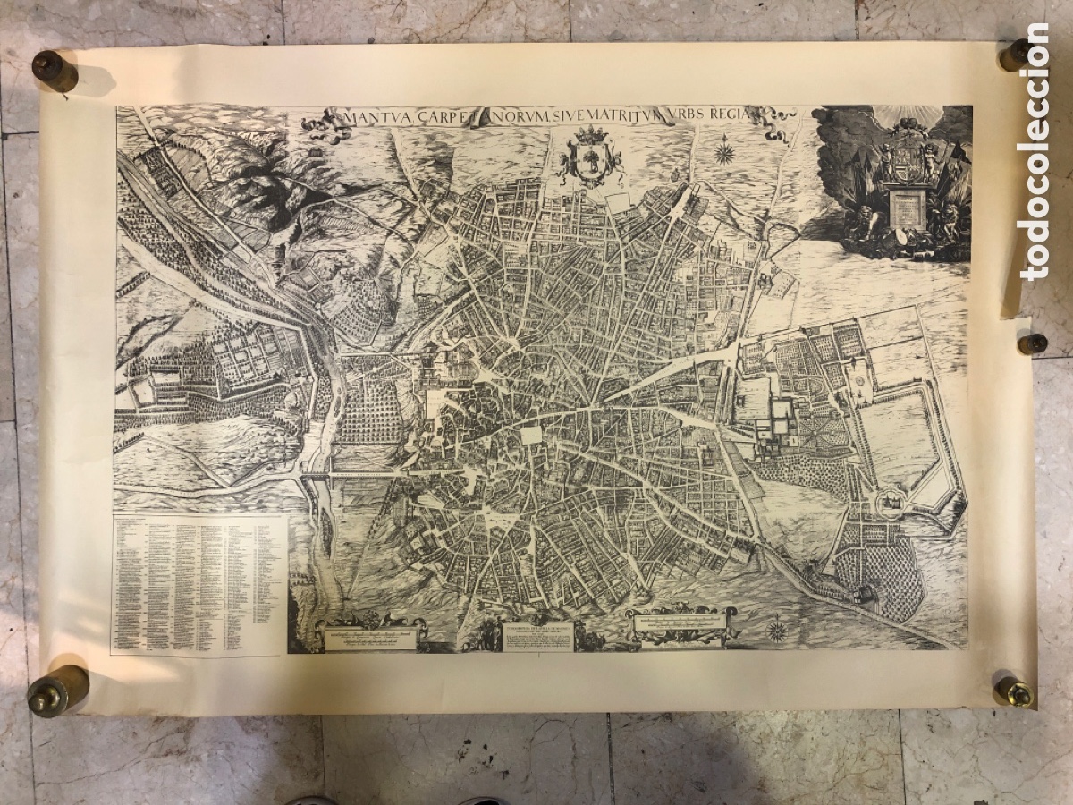 Mapas contempor&aacute;neos: Mapa - Topograf&iacute;a de la Villa de Madrid 1656