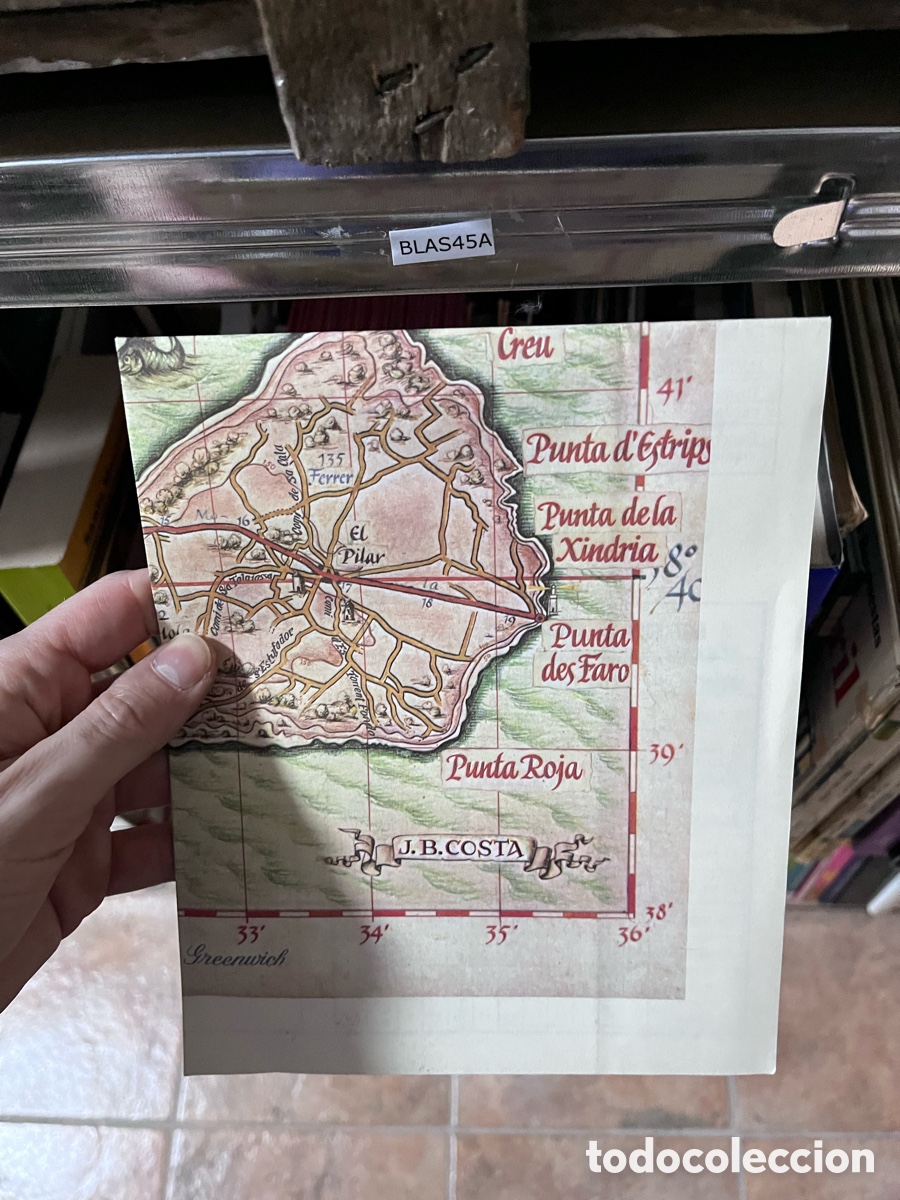 Mapas contempor&aacute;neos: Blas45A mapa de Formentera (plegado)