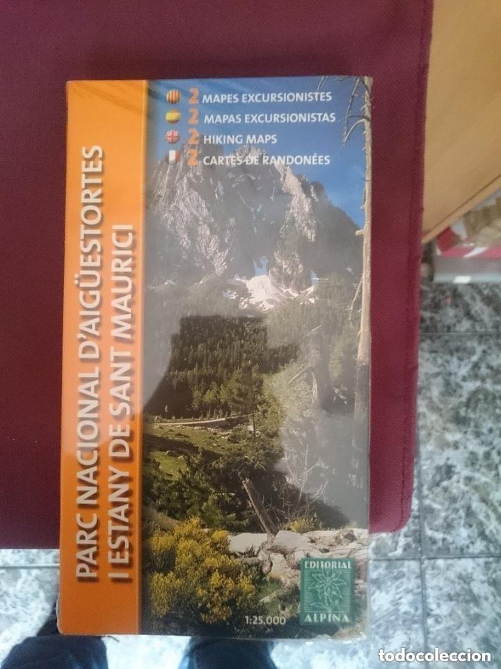 Mapas contempor&aacute;neos: PARC NACIONAL D&acute;AIG&Uuml;ESTORTES I ESTANY DE SANT MAURICI - CON 2 MAPAS EXCURSIONISTAS