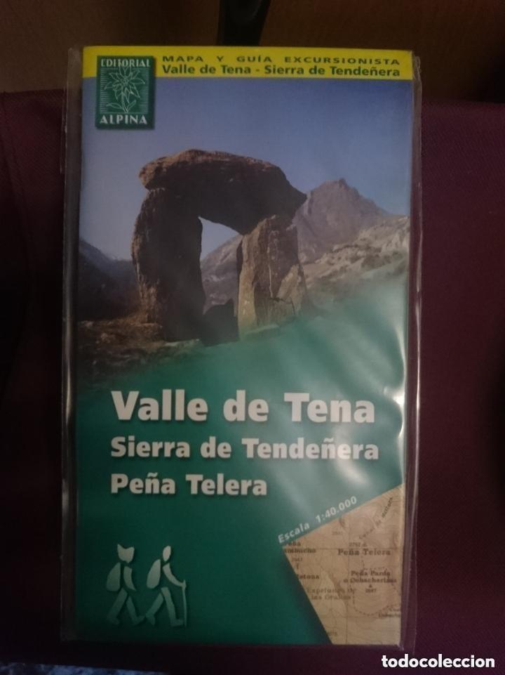 Mapas contempor&aacute;neos: MAPA Y GUIA - VALLE DE TENA - SIERRA DE TENDE&Ntilde;ERA - PE&Ntilde;A TELERA