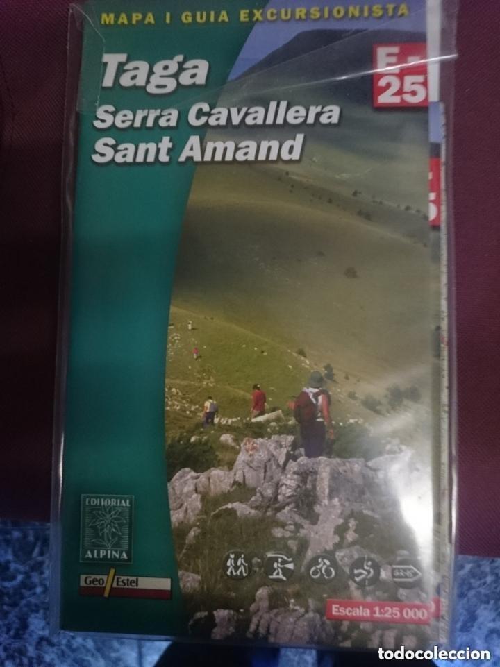 Mapas contempor&aacute;neos: MAPA Y GUIA - TAGA - SERRA CAVALLERA - SANT AMAND