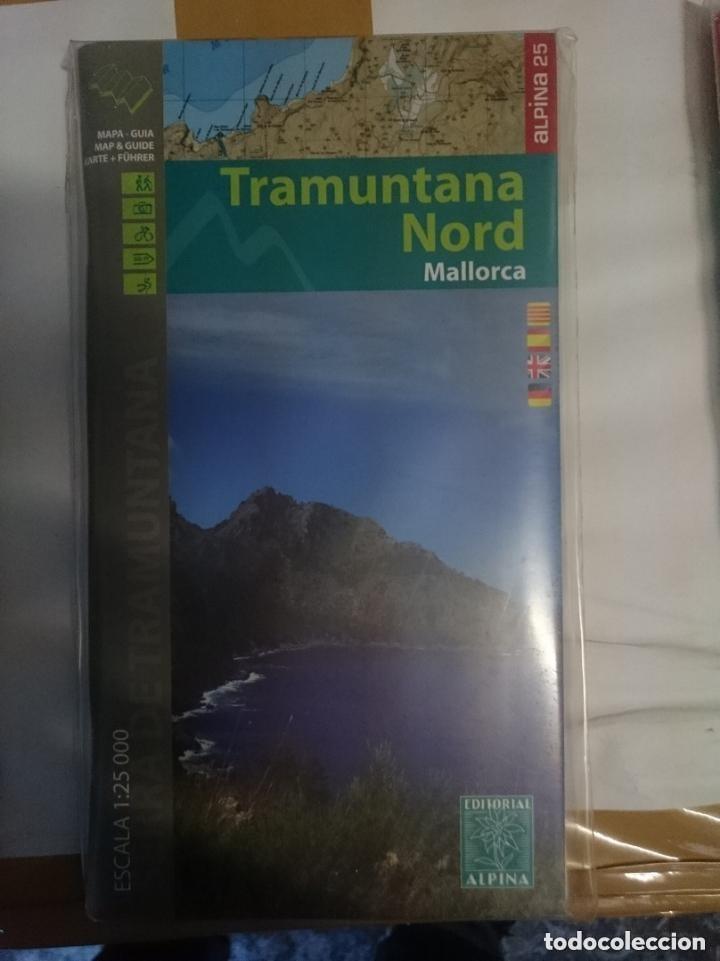 Mapas contempor&aacute;neos: MAPA Y GUIA - TRAMUNTANA NORD -EN ESPA&Ntilde;OL CATALAN ALEMAN E INGLES
