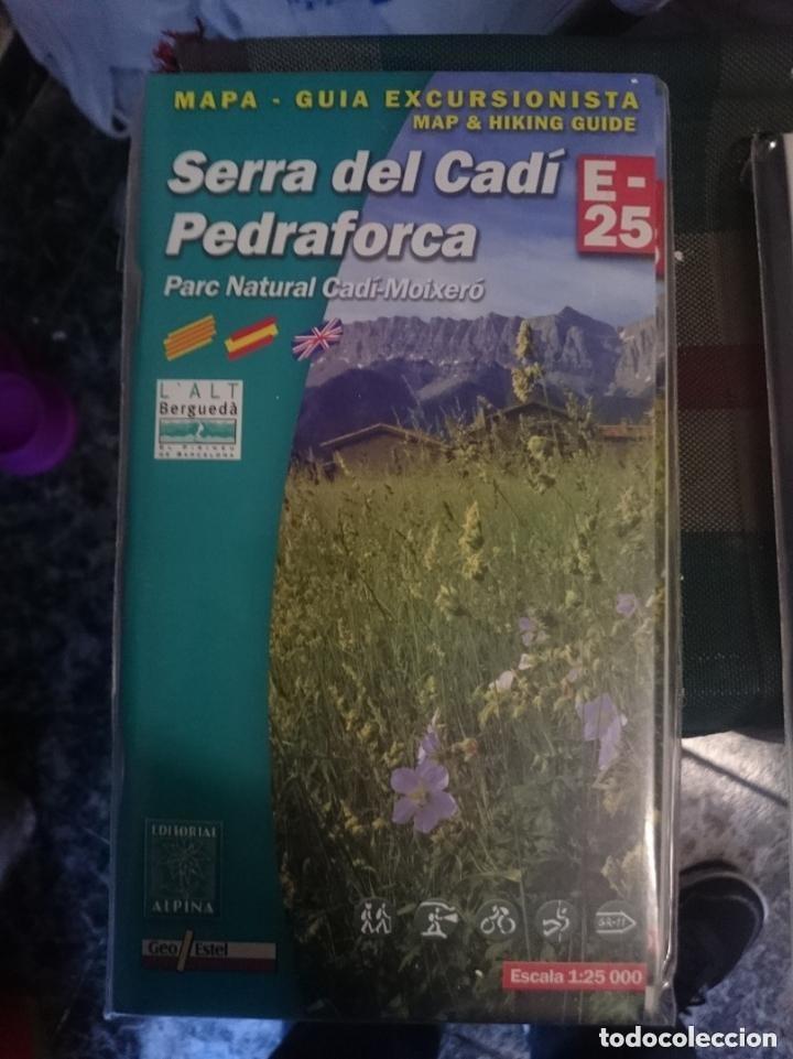Mapas contempor&aacute;neos: MAPA Y GUIA - SERRA DEL CADI - PEDRAFORCA - PARC NATURAL CADI-MOIXERO -EN ESPA&Ntilde;OL CATALAN E INGLES