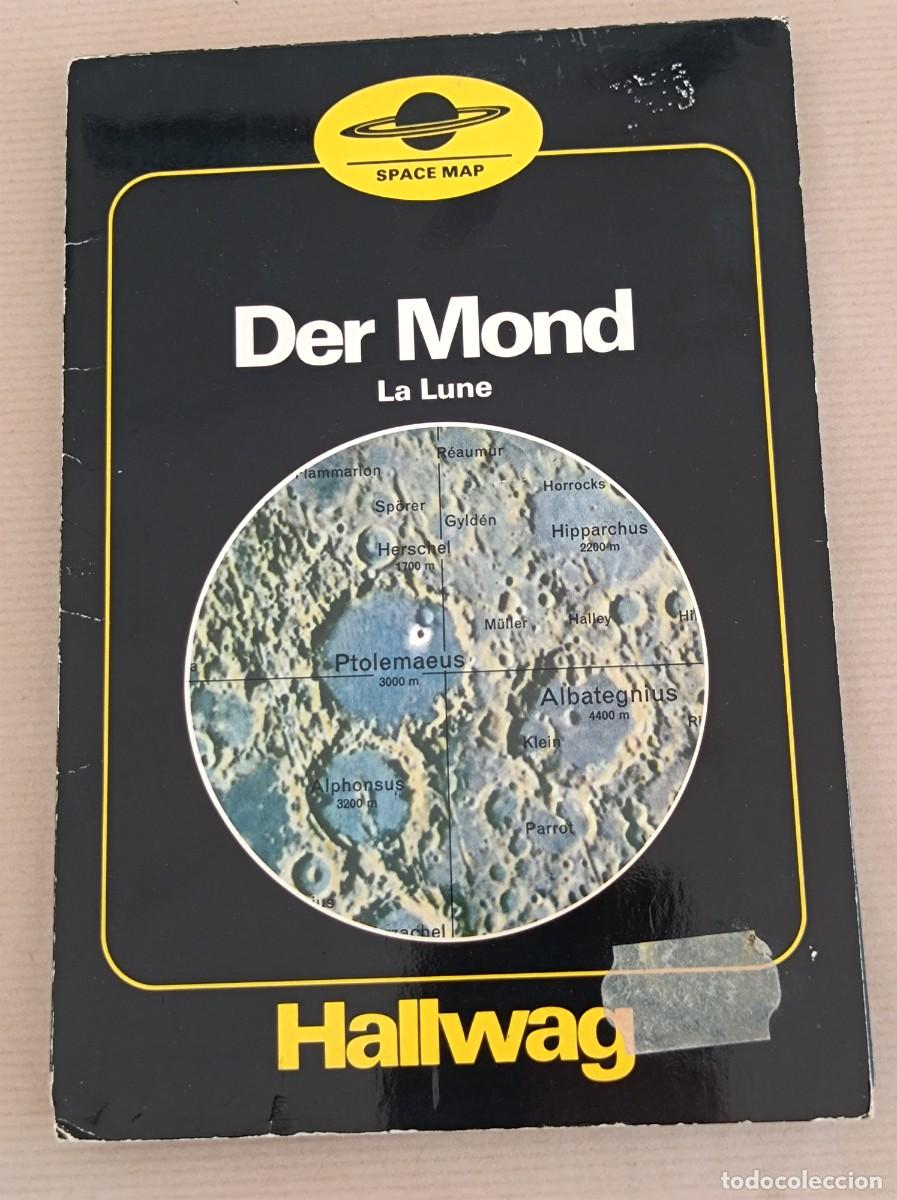 Mapas contempor&acirc;neos: DER MOND LA LUNE EDITORIAL HALLWARG VERLAG MAPA DE LA LUNA