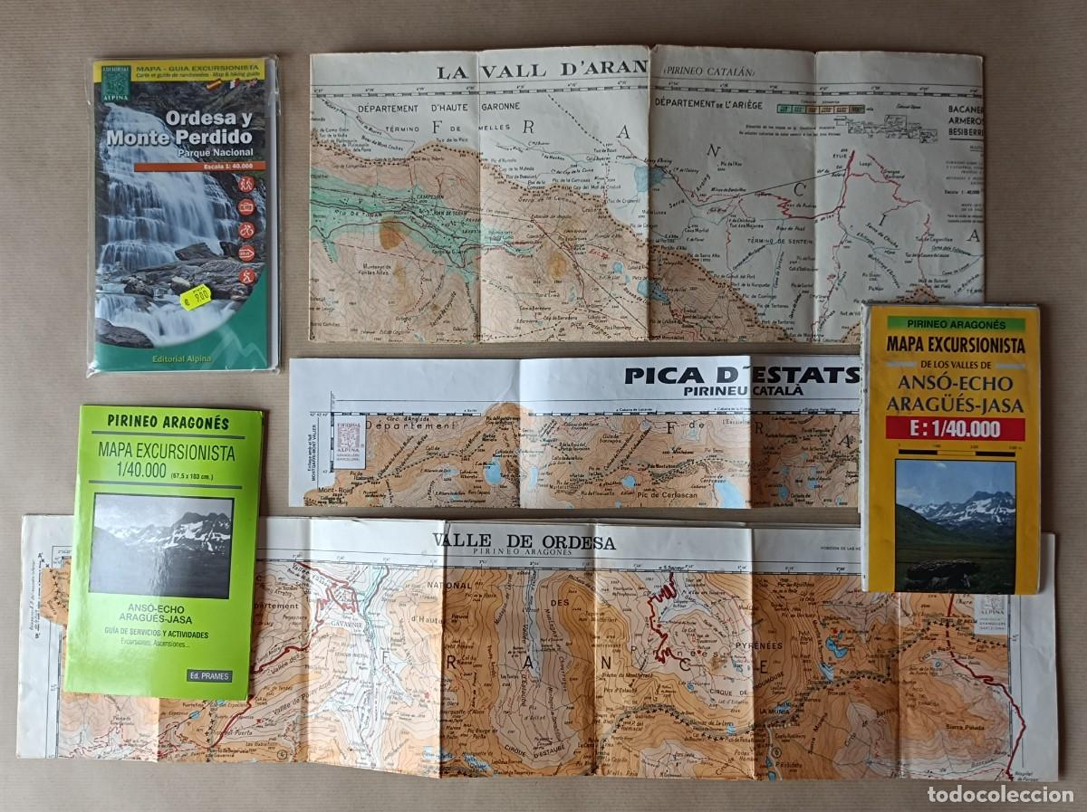 Mapas contempor&aacute;neos: MAPAS EL VALLE DE AR&Aacute;N PICA D`STATS VALLE DE ORDESA ANS&Oacute;-HECHO-ARAG&Uuml;&Eacute;S-JASA